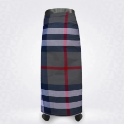 Gery Navy Blue Checked Cotton Lungi